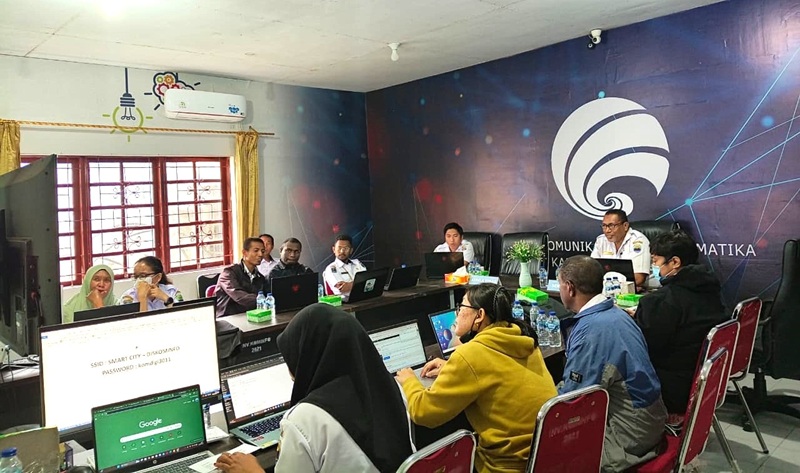 BPBD Mengikuti Kegiatan Pendampingan Optimalisasi Website oleh Diskominfo